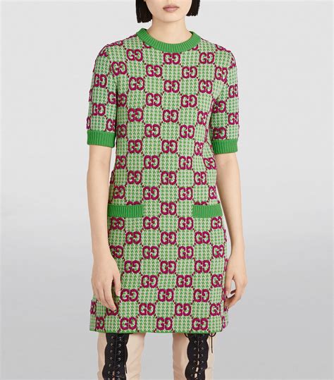 gucci wool mini dress